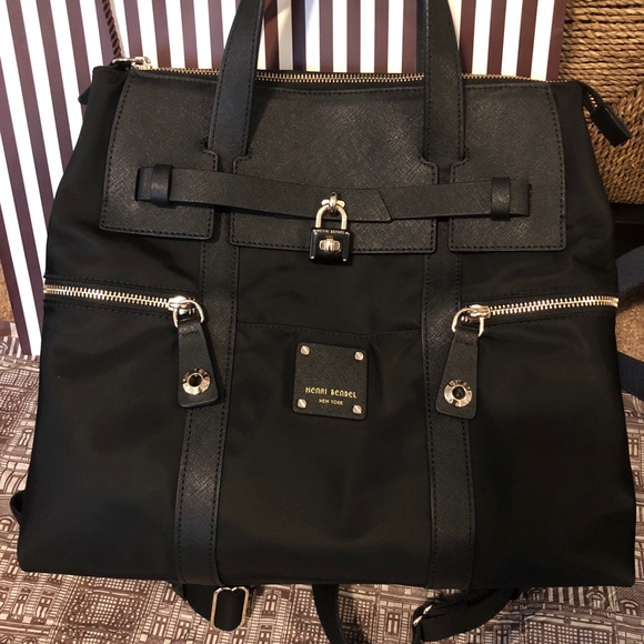 henri bendel Handbags - Henri Bendel Black Jetsetter
